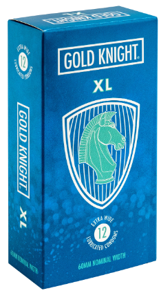 Provides a Extra wide fitting 60mm Width Condom