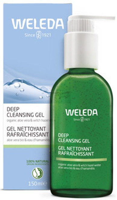 Weleda Plant-Based Deep Cleansing Gel effectively yet gently removes impurities, leaving skin soft, supple and revitalised.