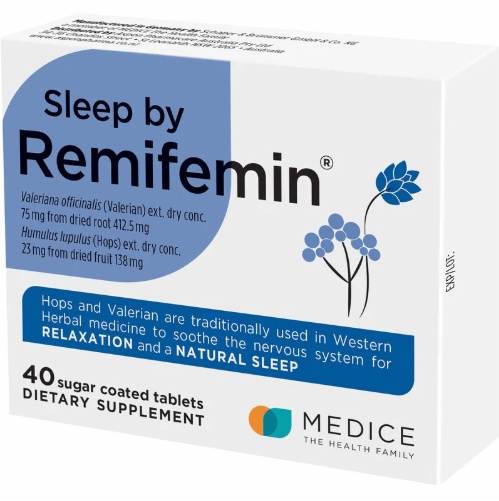 Calming and Sleep Inducing Formulation Using a Blend of Herbal Extracts, Valerian, Hops and Lemon Balm