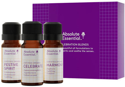 Absolute Essential Celebration Blends can be used together or on their own, to invite warmth, harmony and lift the spirits.