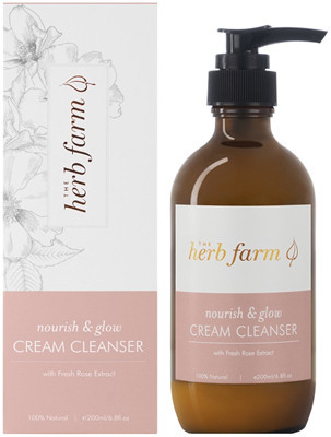 The Herb Farm Cream Cleanser is a light, smooth cleanser that effectively removes impurities, make-up and excess oil while nourishing normal and sensitive skin
