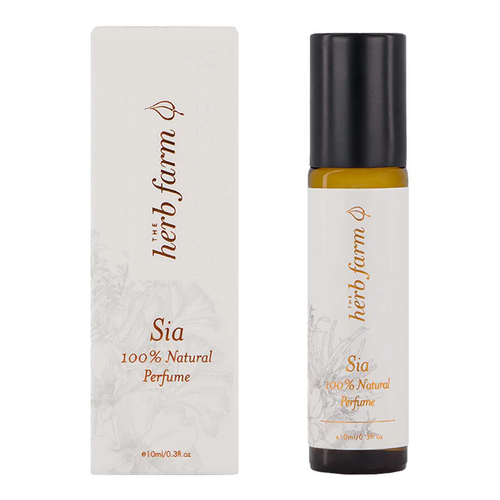 The Herb Farm Sia 100% Natural Perfume brings together the floral scents of Ylang Ylang, Geranium and Jasmine with warm Vanilla and Cedar to create a light, fresh and enticing aroma which evokes feelings of love, joy and gratitude.
