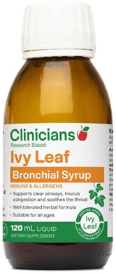 Clinicians Ivy Leaf Bronchial Syrup 120ml - NZ Only