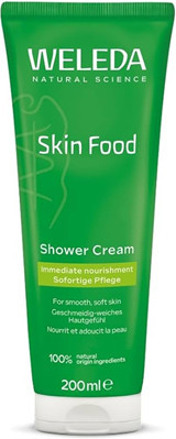 Weleda Skin Food Shower Cream contains 100% natural ingredients including Pansy Extract, Chamomile Extract and Calendula Flower Extracts
