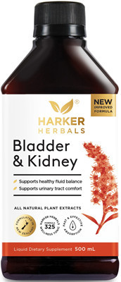 Harker Herbals Bladder & Kidney Tonic is a plant-based formula featuring Golden rod, Couch grass, Horsetail, Hydrangea, and natural plant oils traditionally used to support healthy fluid balance and overall wellbeing.