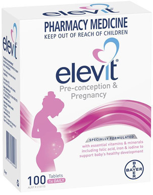 Elevit with Iodine is a once-daily vitamin and mineral supplement, specially formulated to meet the needs of women who are trying to conceive, are pregnant or breastfeeding to provide mother and baby with the best possible nutritional support