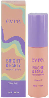 evre bright & early vit C repair serum is a lightweight gel serum designed to visibly brighten, smooth and support healthy teen skin.