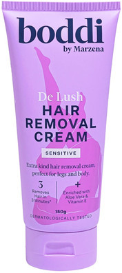 Boddi by Marzena De Lush Hair Removal Cream is a gentle but mighty hair removal cream for your legs, pits and bikini bits!