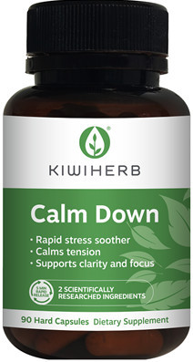 Contains a full dose of TWO scientifically researched ingredients , KSM-66® Ashwagandha and L-Theanine, at clinically studied doses, alongside Chamomile and Hops to support calmness and focus