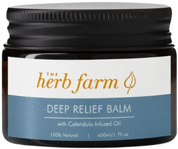 The Herb Farm Deep Relief Balm helps to soothe and relieve joint pain and muscle stiffness. Also great for joint pain which can be brought about by menopause.