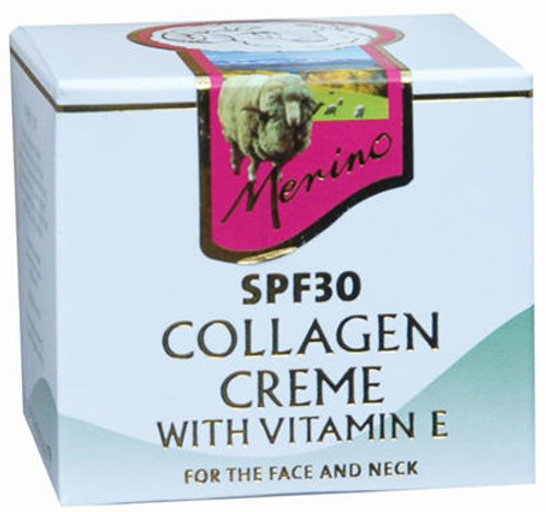 Marine Collagen, Natural Lanolin and Vitamin E in a Non-Greasy Cream Formulation for Face and Neck Protection