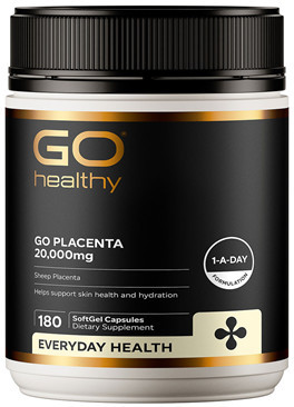 Contains Placenta (sheep) Extract Equivalent to Fresh Placenta,  20,000mg, Grape Seed Extract Equivalent to 1,200mg, and Grape Seed Oil, 200mg