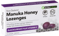 Contains 95% Manuka Honey per lozenge with added Blackcurrant and Vitamin C