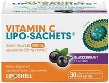 LipoShell Liposomal Vitamin C Lipo-Sachets 30