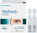 Refresh Plus Lubricant Eye Drops formula acts like your own natural tears and comes in sterile, single-use vials you can take with you anywhere