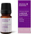 Absolute Essentials Labour Support contains a blend of essential oils, safe for mother and baby, to help provide calmness and relax and ease muscle aches and pains.