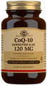 Solgar CoQ-10 (Coenzyme Q-10) 120mg Vegetable Capsules provides ubiquinone in a daily dose of 1 vegetable capsule a day.