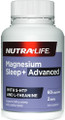 Nutra-Life Magnesium Sleep + Advanced is an advanced combination of Magnesium, 5-HTP, L-Theanine and Passion flower to support a restful deep sleep.