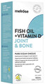 Melrose Fish Oil + Vitamin D Joint & Bone Oral Liquid is derived from 100% sustainable wild-caught sardines and anchovies, a good source of essential omega-3 fatty acids EPA (eicosapentaenoic acid) and DHA (docosahexaenoic acid), which cannot be produced by the body