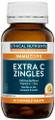 Orange Tingle Flavoured Chewable Tablets Containing Buffered Vitamin C Plus Zinc Sulphate