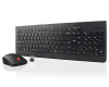 Lenovo Keyboard & Mouse Wireless 510 2.4Ghz 3 Buttons  US English Keyboard Mouse Optical Sensor 1200 DPI 1Y