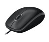 Logitech Mouse Wired B100 optical USB black 910-003357