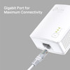 TP-Link Powerline Ethernet Adapter Starter Kit - AV1000 Gigabit Port Plug&Play Ethernet Over Power Nano Size Wired Connection Only TL-PA7017 KIT