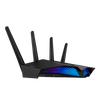 Asus AX5400 Dual Band WiFi 6 Gaming Router 5400Mbps Game Mode AURA RGB Internet Security Mesh WiFi Gigabit Port VPN 90IG07W0-MO3B10
