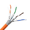 Allstrong Cable Cat6 FTP CCAG 305m/roll orange Color ALS-NC-6AG-F-RO