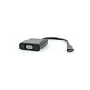 Gembird USB-C to VGA adapter black AB-CM-VGAF-01