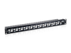 Equip 24Port Patchpanel Cat6A 19" FTP 1HE Keystone 769259