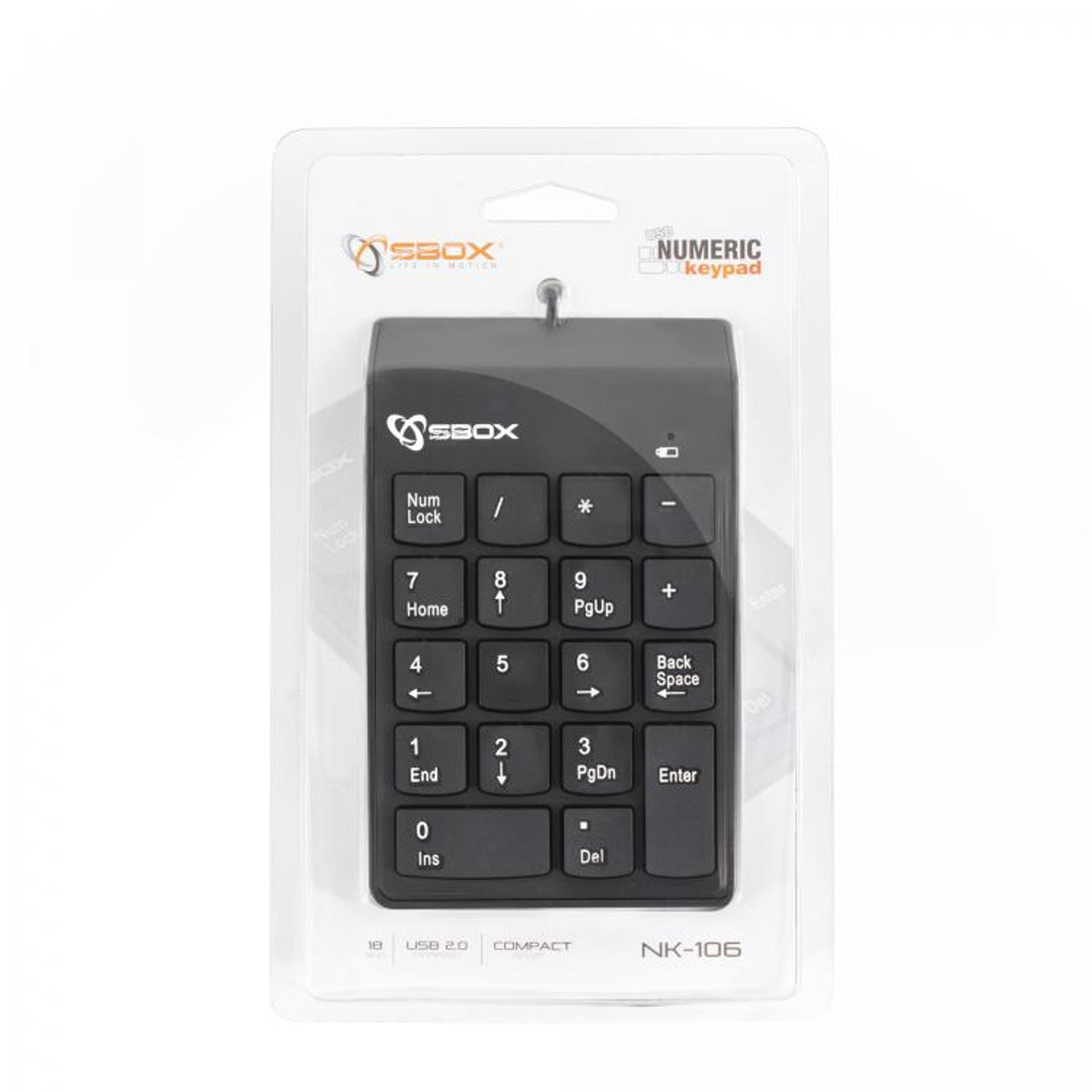 KEYBOARD NUMERIC SBOX NK-106