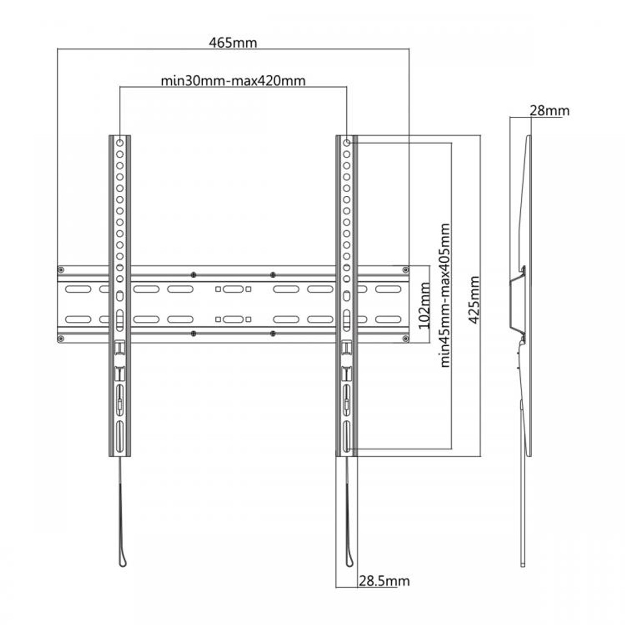 MOUNT SBOX PLB-2544F