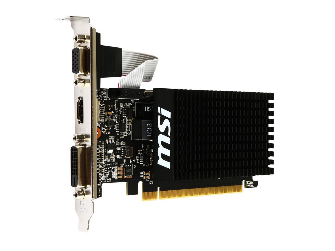 GT710 2GB MSI Silent passive LP / 1xDVI / 1xHDMI / 1xVGA