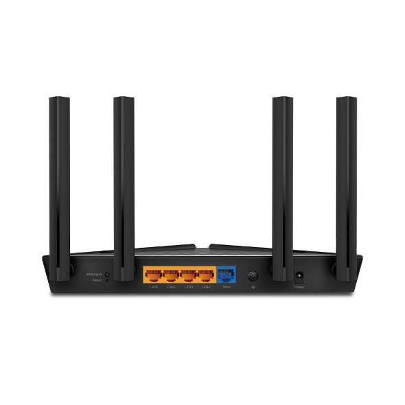 TP-Link Router AX1800 Dual-Band Wi-Fi 6 Full Gigabit ports 5 GHz 1201 Mbps (802.11ax) 2.4 GHz 574 Mbps (802.11ax) 4× Fixed High-Performance Antennas OFDMA URL Filtering IPTV Cloud Service Archer AX23
