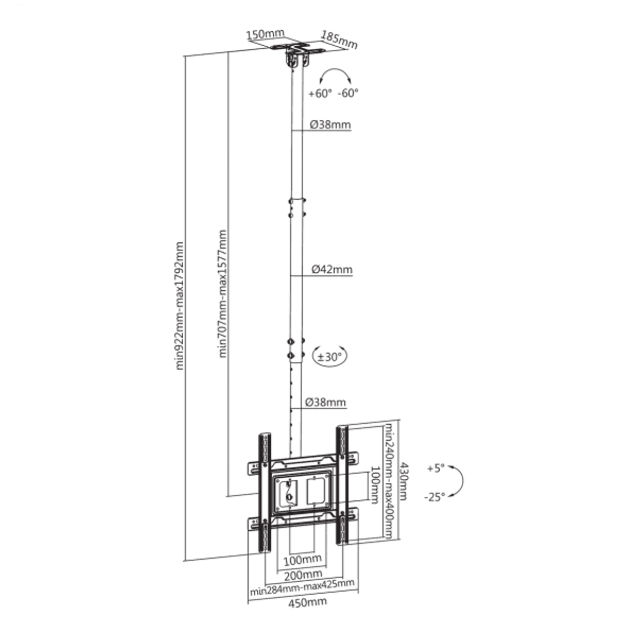 MOUNT SBOX CPLB-9441 (32-70"/50kg/400x400)