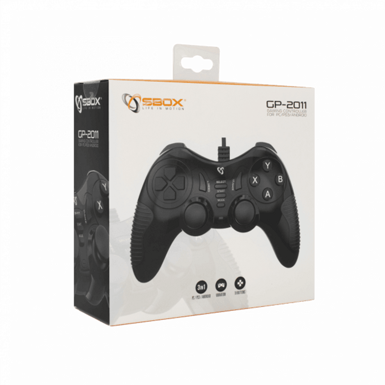 GAMEPAD SBOX GP-2011 PC / PS3 / ANDROID TV