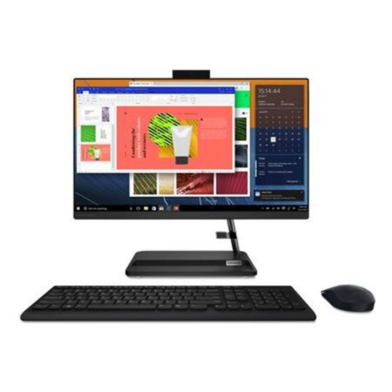 Lenovo PC AIO IdeaCentre 3 27IAP7 Intel Core I7-1260P (up to 4.7GHz 18MB) 27’’ FHD (1920x1080) IPS 16GB(1x16GB) DDR4 3200MHz 512GB SSD M.2 NVMe Integrated Graphics Cam 5M WLAN+ BT USB FreeDOS Black