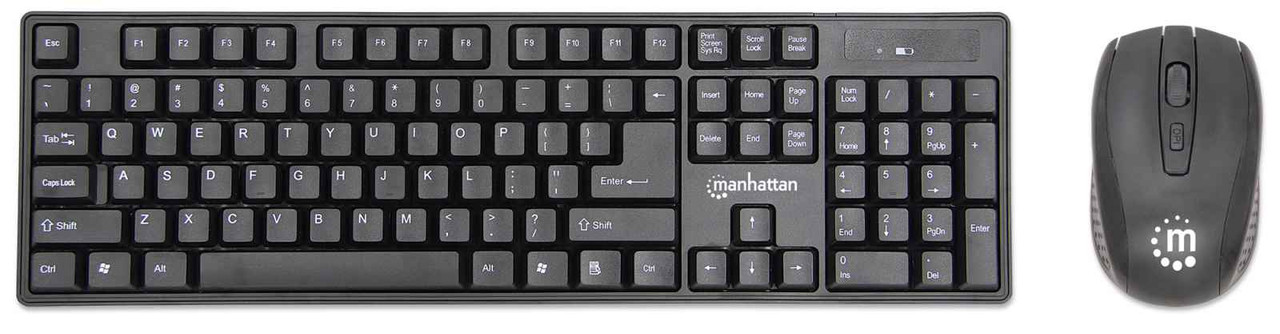 Manhattan Keyboard+ Mouse Wireless and Optical Set 178990-001000