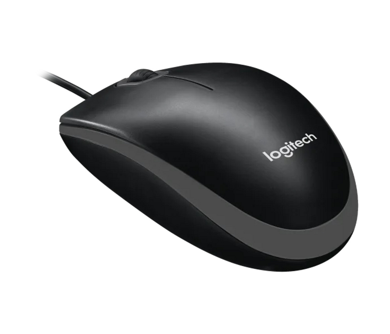 Logitech Mouse Wired B100 optical USB black 910-003357