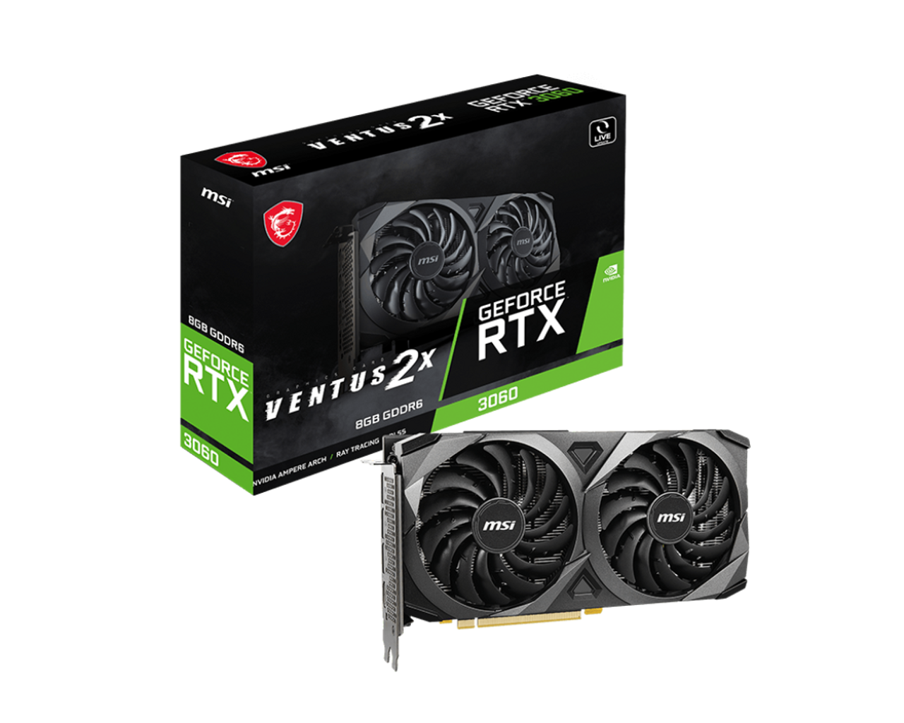 MSI NVIDIA GeForce RTX 3060 VENTUS 2X 12G OC