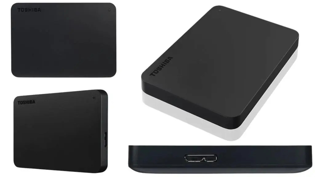 2TB Toshiba Canvio Basics USB 3.2/USB 2.0 Black HDTB520EK3AA