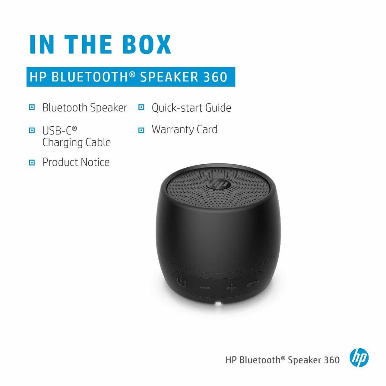 HP Speaker 360 Bluetooth Black 2D799AA