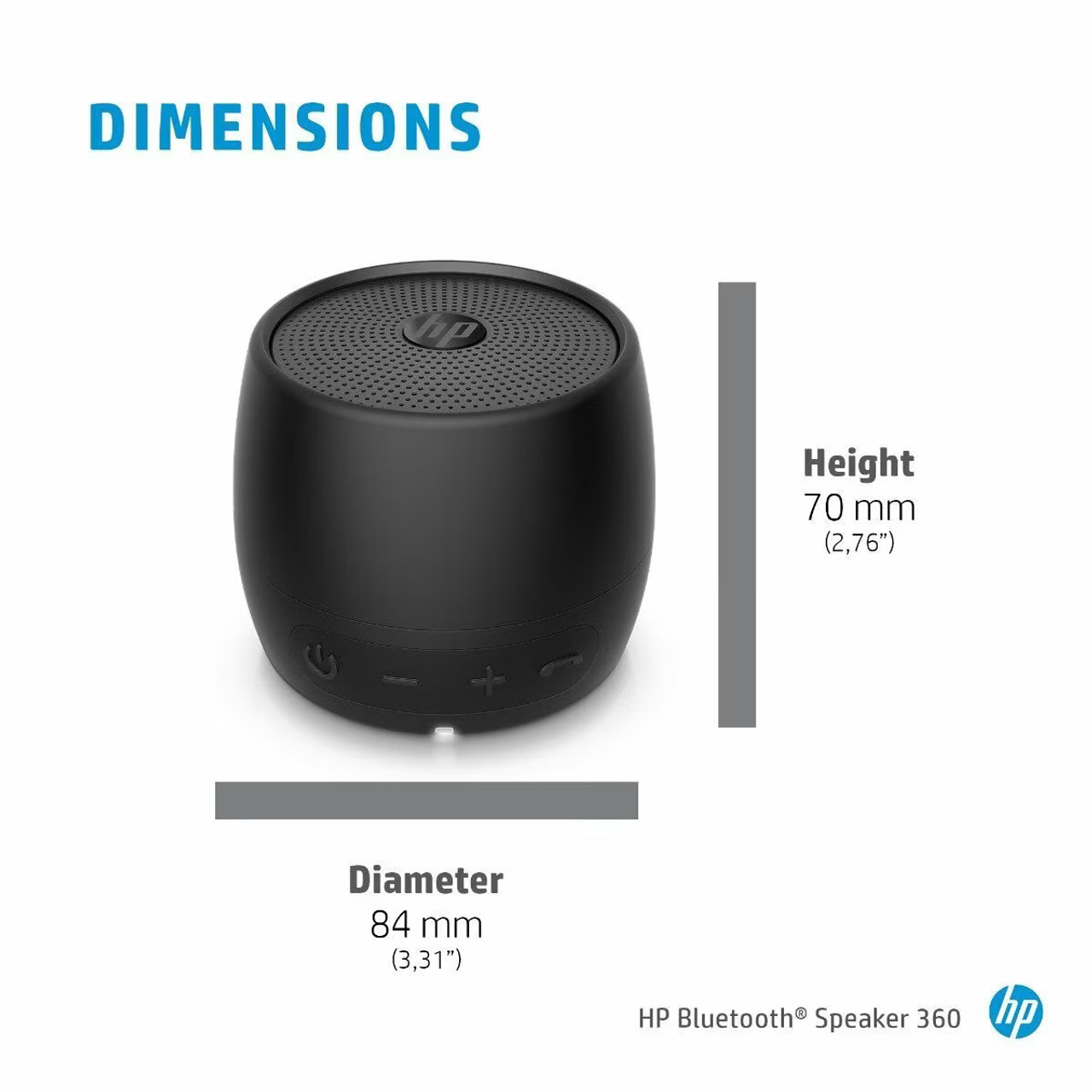 HP Speaker 360 Bluetooth Black 2D799AA