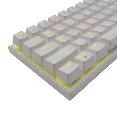 White Shark KEYBOARD GK-002221 WAKIZASHI / White US-BLUE.SW WAKIZASHI-US-W-BLUE.SW