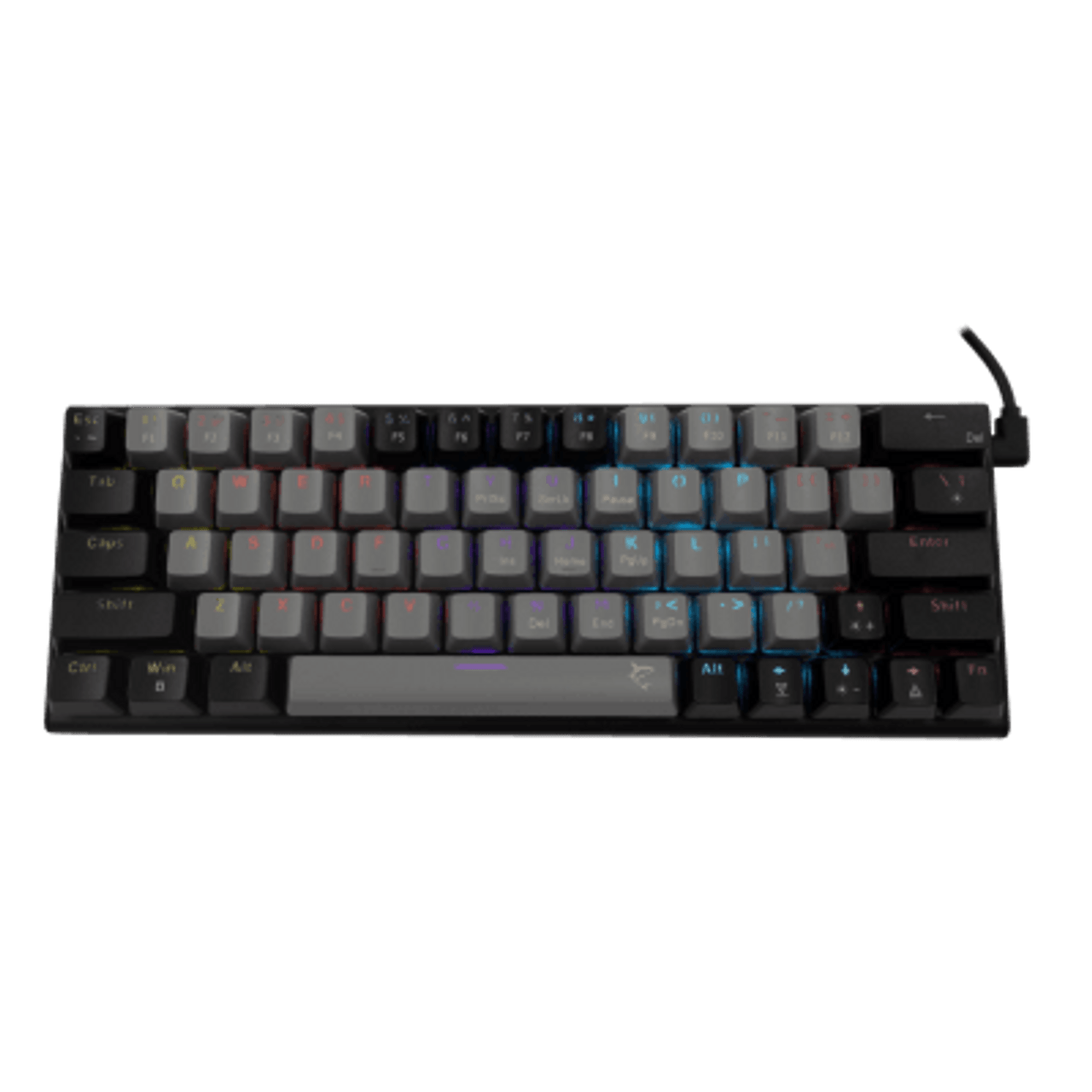 White Shark KEYBOARD GK-002721 WAKIZASHI / Grey-black US-BLUE.SW WAKIZASHI-US-G-B-BLUE.SW