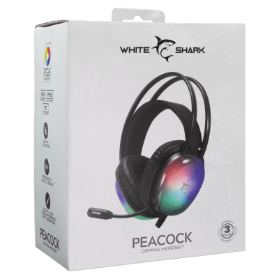 White Shark HEADSET GH-2444 PEACOCK Black