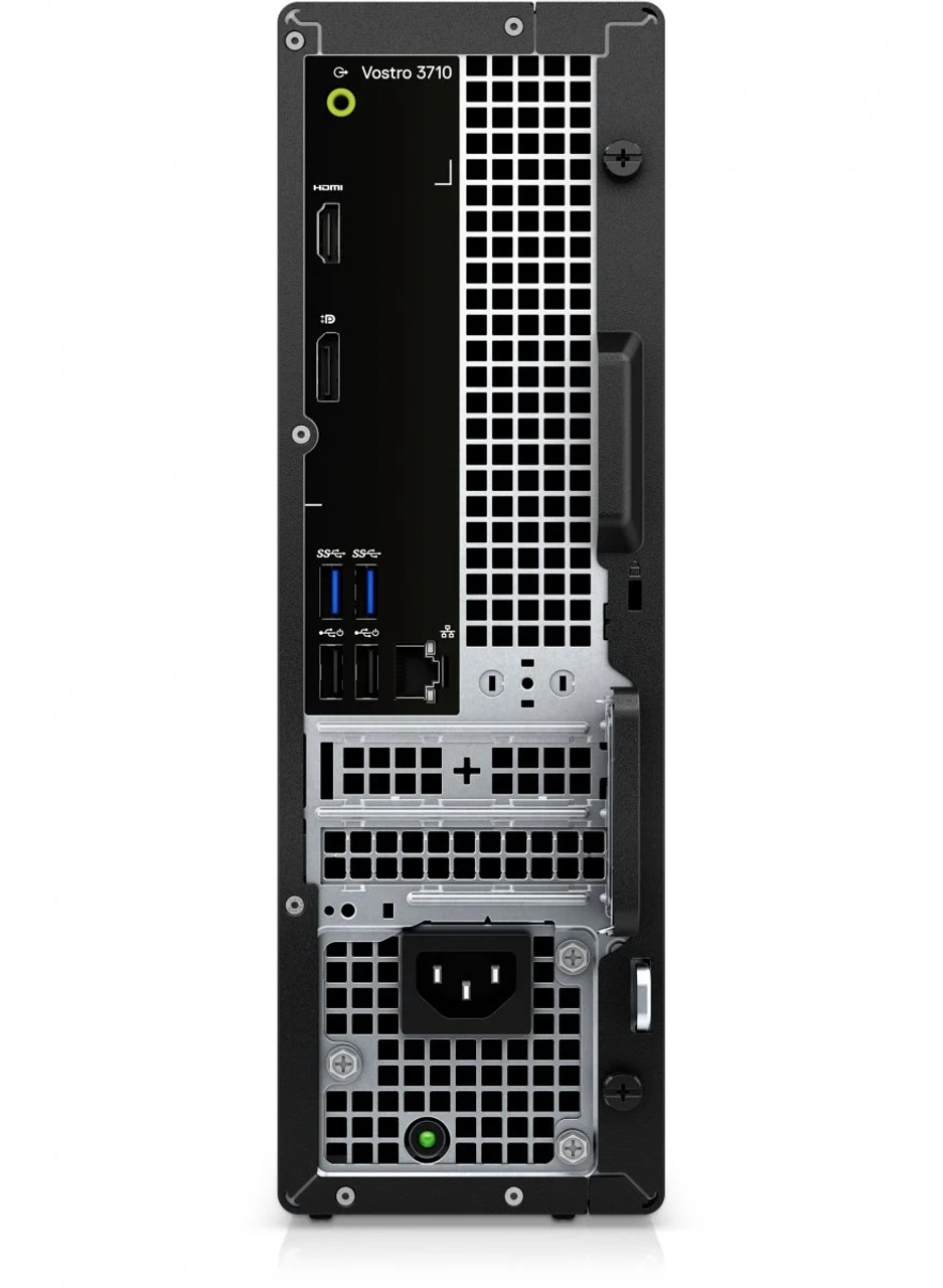 Dell PC Vostro 3710 SFF Intel Core i3-12100 (12MB up to 4.3GHz) 8GB DDR4 3200MHz Ram 256GB M.2 PCIe NVMe SSD DVD +/-RW Intel UHD 730 DVD RW WLAN + BT/ Kb/Mouse