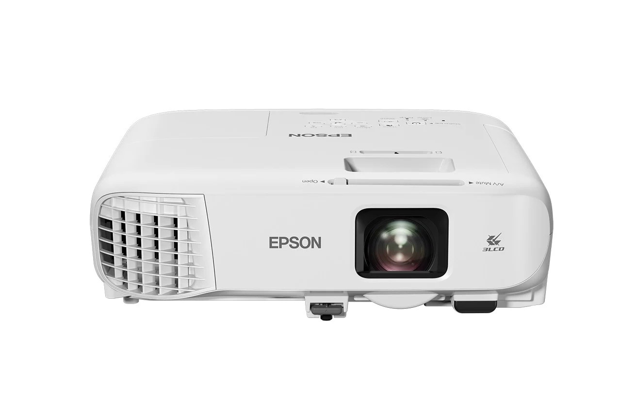 Epson VP EB-992F 3LCD Full HD 1080p 4000 Lumen 16:9 6500h USB 2.0-A USB 2.0 RS-232C RJ45 VGA in (2x) VGA out HDMI in (2x) Composite in Cinch audio in Mic input Miracast Wireless V11H988040