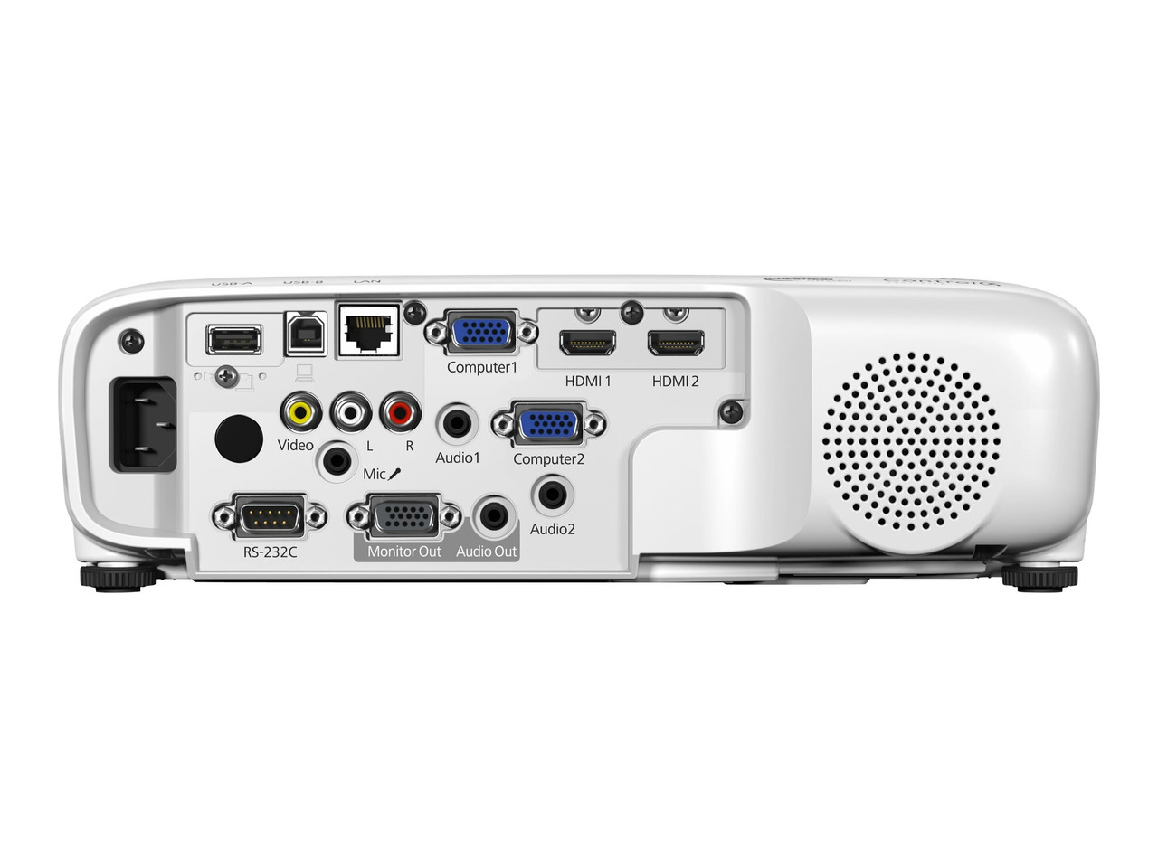 Epson VP EB-992F 3LCD Full HD 1080p 4000 Lumen 16:9 6500h USB 2.0-A USB 2.0 RS-232C RJ45 VGA in (2x) VGA out HDMI in (2x) Composite in Cinch audio in Mic input Miracast Wireless V11H988040
